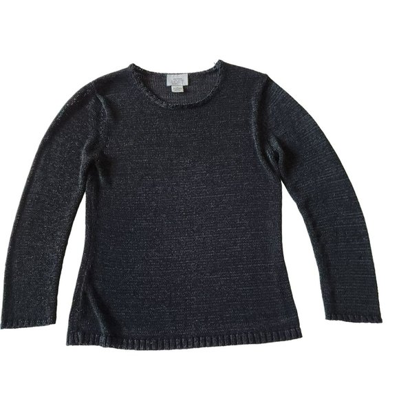 Ann Taylor Loft Black Sweater Size Medium - Picture 10 of 10